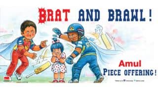 IPL 2014: Amul's ad on Kieron Pollard-Mitchell Starc's ugly spat